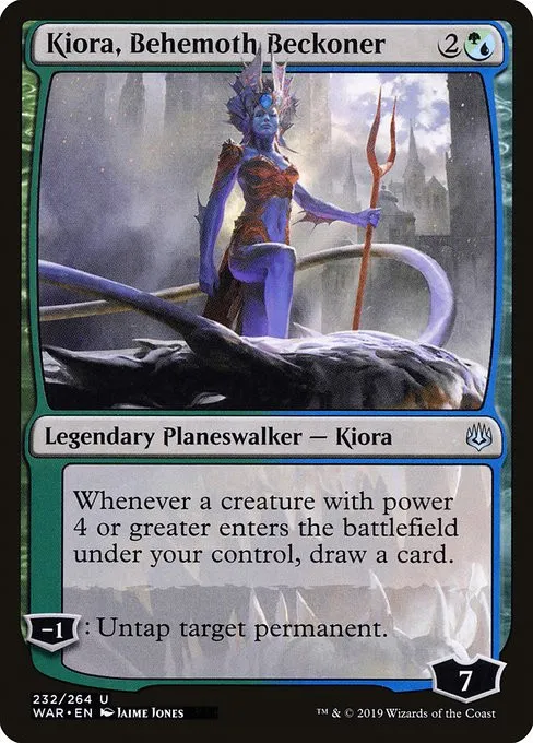 Kiora, Behemoth Beckoner - Foil