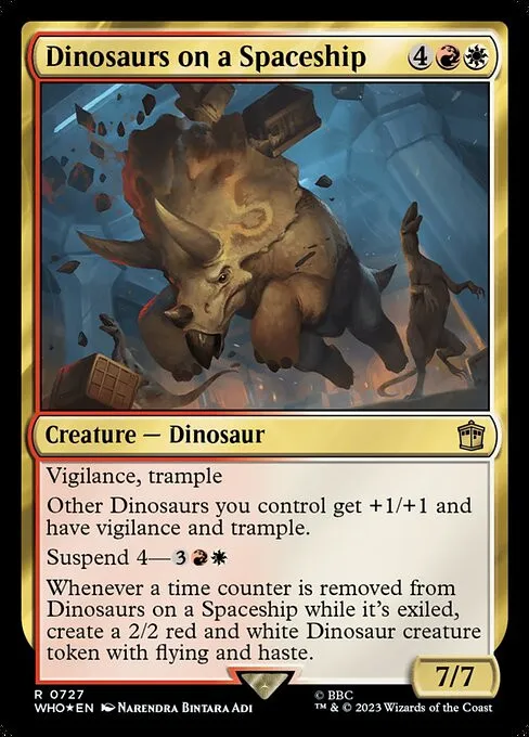 Dinosaurs on a Spaceship - Foil
