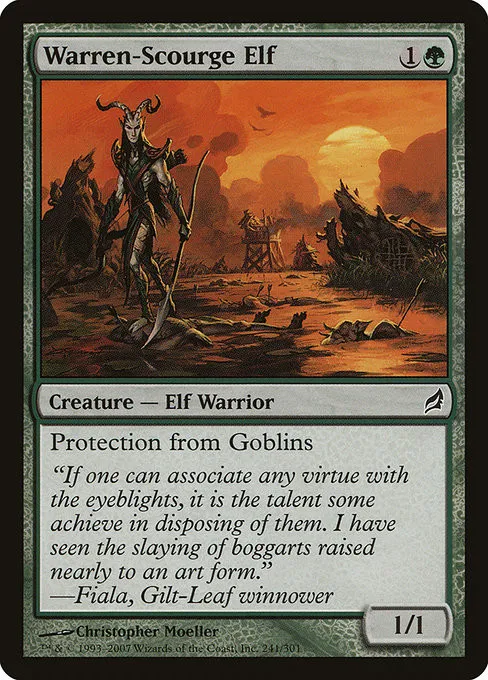 Warren-Scourge Elf - Foil