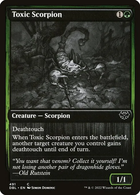 Toxic Scorpion - Foil