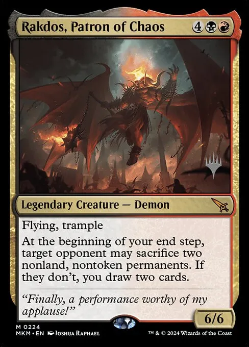 Rakdos, Patron of Chaos - Foil