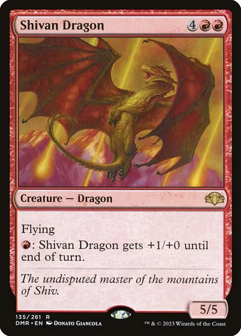 Shivan Dragon - Foil