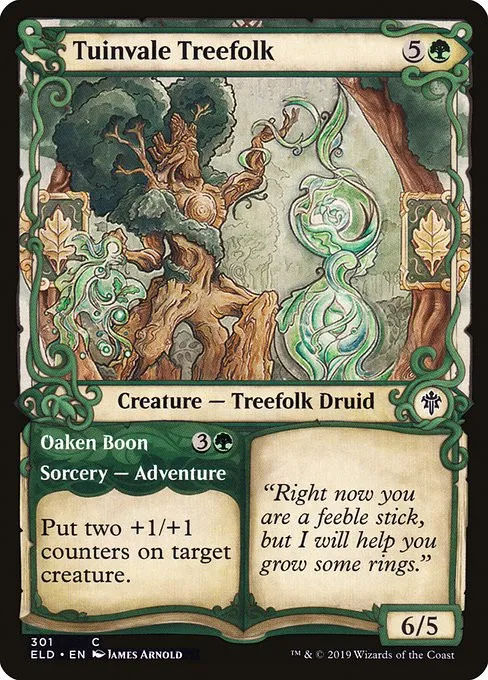 Tuinvale Treefolk // Oaken Boon - Foil