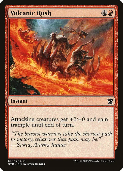 Volcanic Rush - Foil