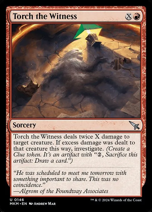 Torch the Witness - Foil
