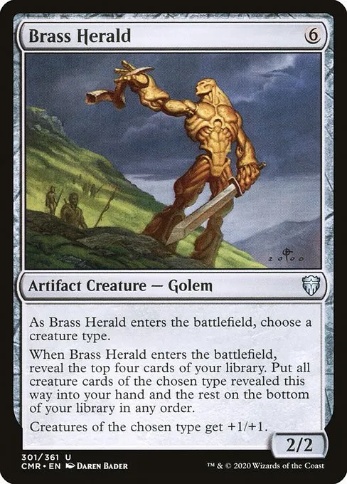 Brass Herald - Foil