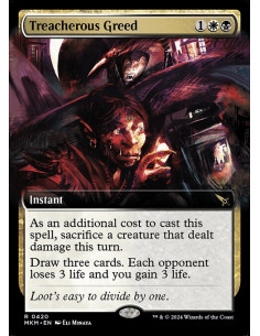Treacherous Greed - Foil