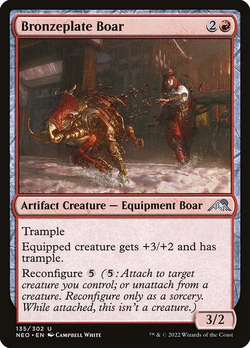 Bronzeplate Boar - Foil