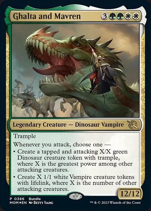 Ghalta and Mavren - Foil