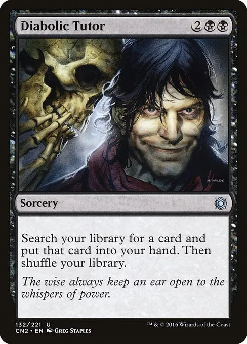 Diabolic Tutor - Foil