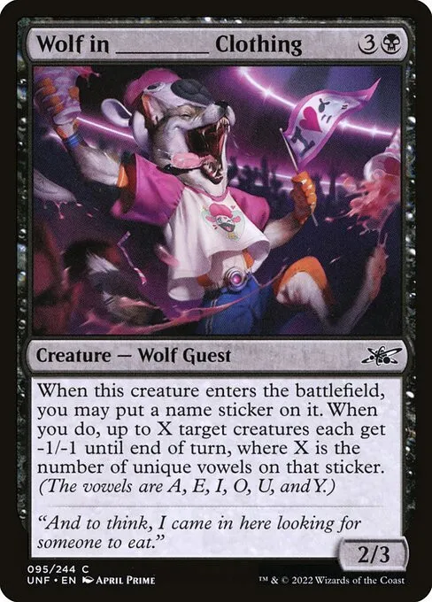 Wolf in _____ Clothing - Foil