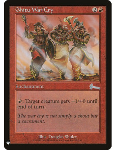 Ghitu War Cry