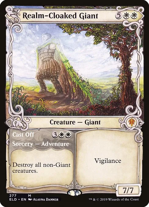 Realm-Cloaked Giant // Cast Off - Foil