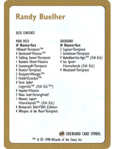 Randy Buehler Decklist