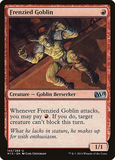 Frenzied Goblin - Foil