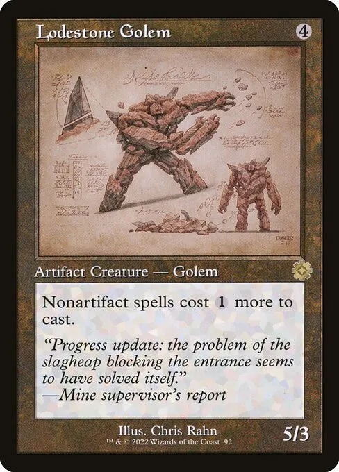 Lodestone Golem - Foil