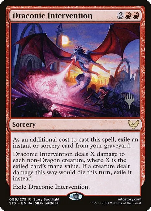 Draconic Intervention - Foil