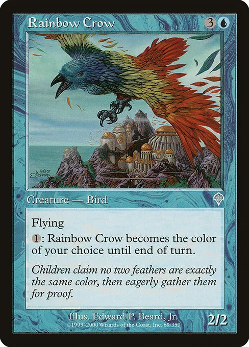 Rainbow Crow - Foil