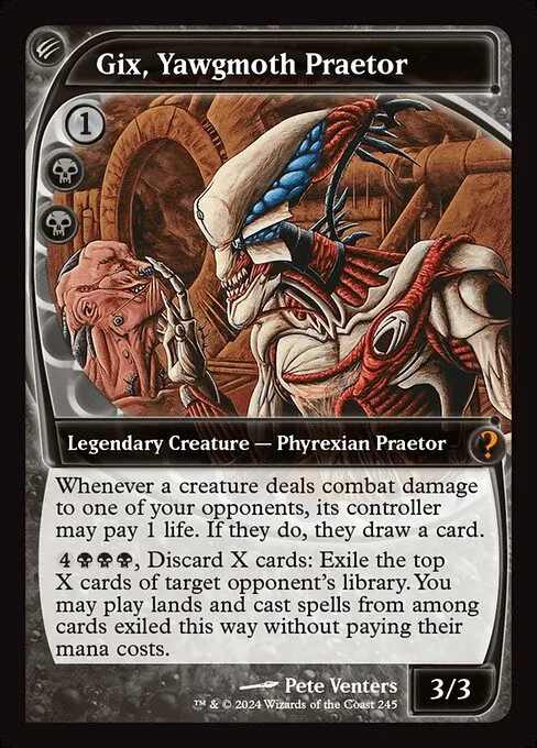 Gix, Yawgmoth Praetor - Foil