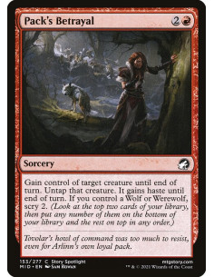 Pack's Betrayal - Foil