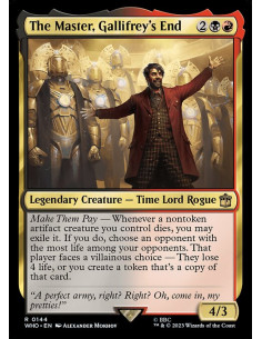 The Master, Gallifrey's End - Foil