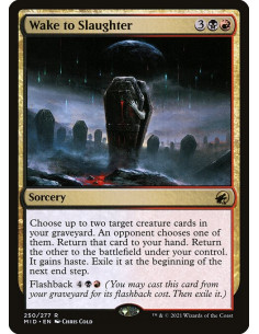 Wake to Slaughter - Foil