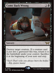 Come Back Wrong - Foil