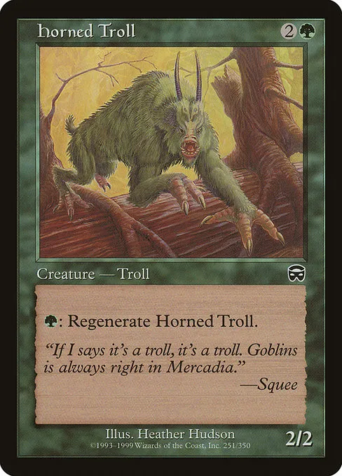 Horned Troll - Foil