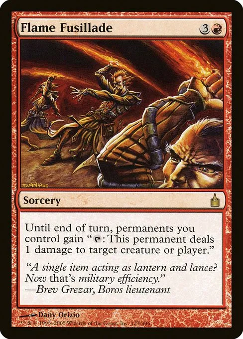 Flame Fusillade - Foil