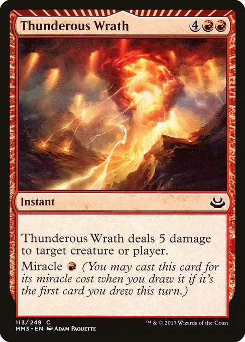 Thunderous Wrath - Foil
