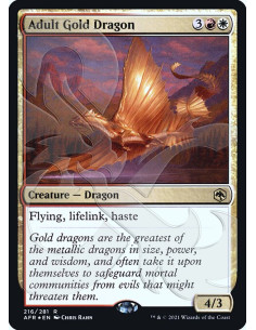 Adult Gold Dragon - Foil