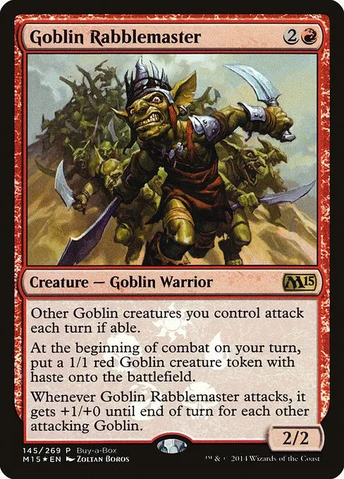 Goblin Rabblemaster - Foil