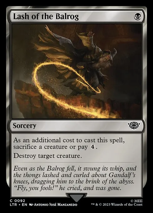 Lash of the Balrog - Foil