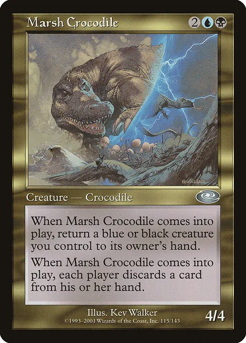 Marsh Crocodile - Foil