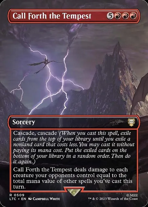Call Forth the Tempest - Foil