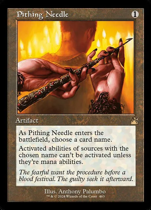 Pithing Needle - Foil