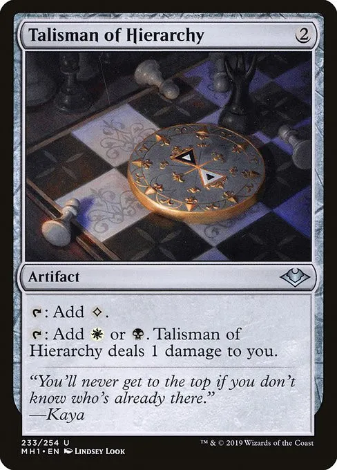 Talisman of Hierarchy - Foil