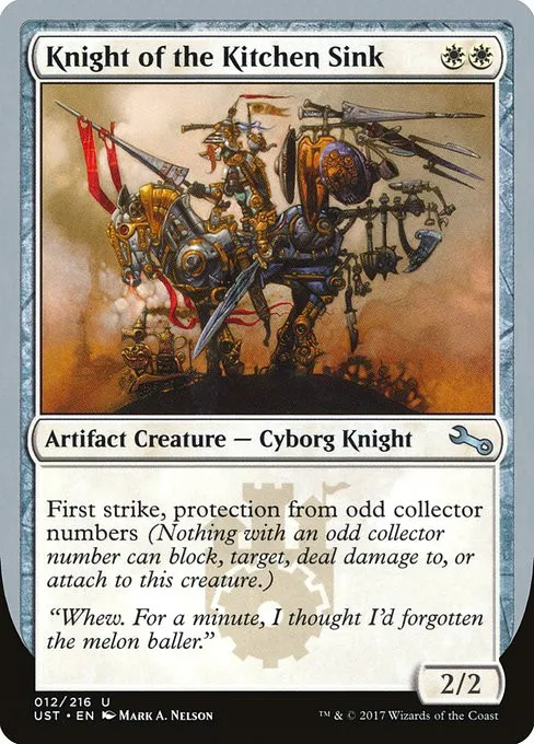 Knight of the Kitchen Sink - Foil