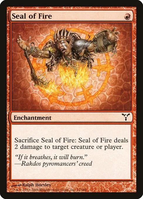 Seal of Fire - Foil