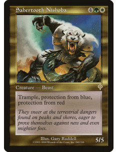 Sabertooth Nishoba - Foil