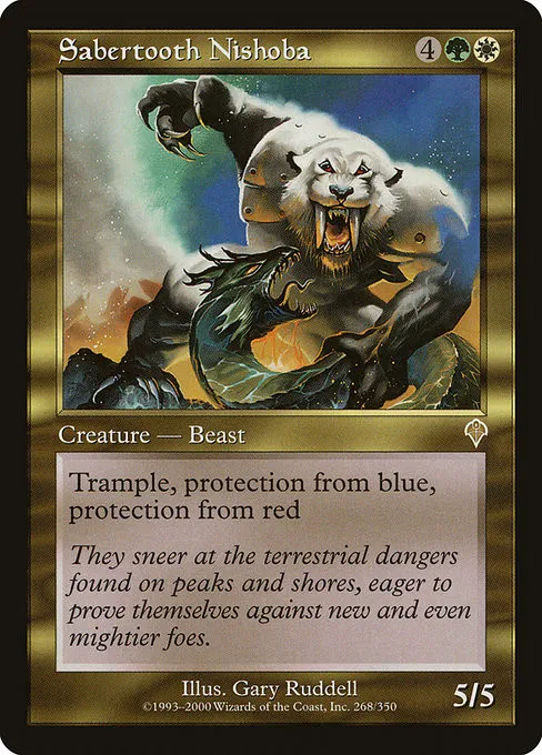 Sabertooth Nishoba - Foil