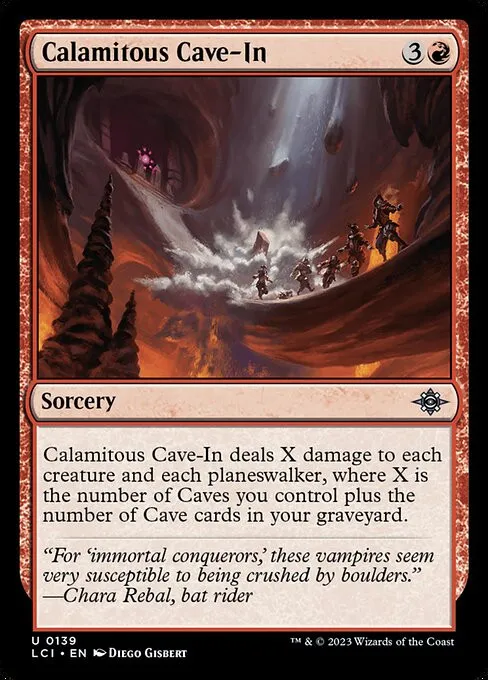 Calamitous Cave-In - Foil
