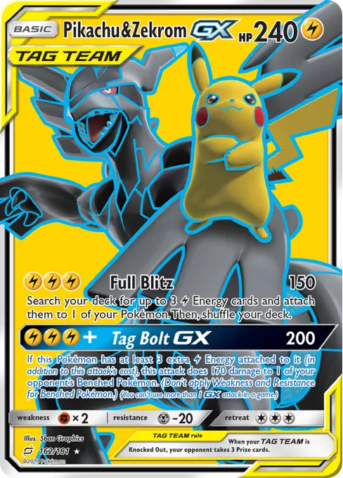 Pikachu & Zekrom-GX