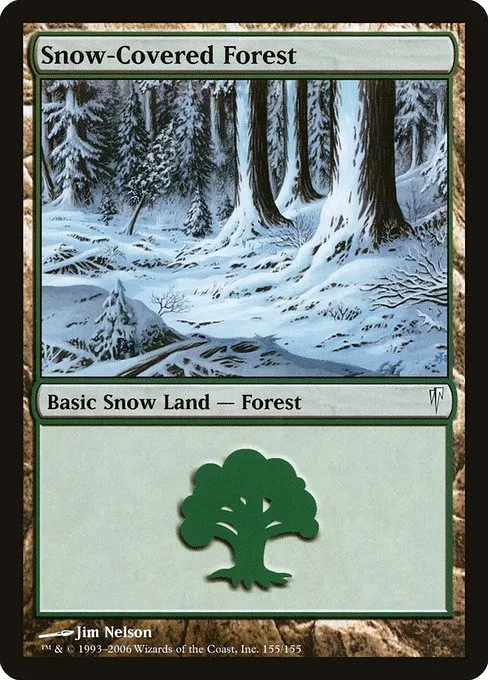 Snow-Covered Forest - Foil