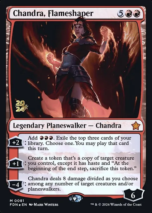 Chandra, Flameshaper - Foil