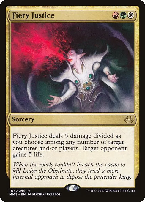 Fiery Justice - Foil