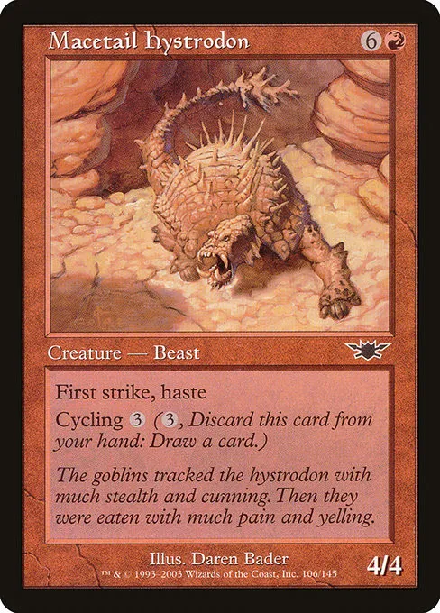 Macetail Hystrodon - Foil