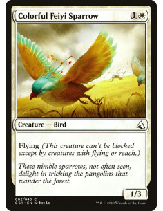 Colorful Feiyi Sparrow