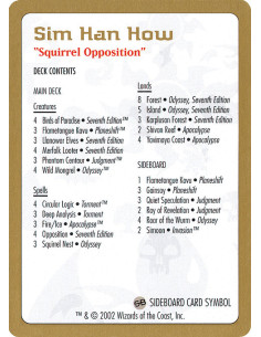 Sim Han How Decklist
